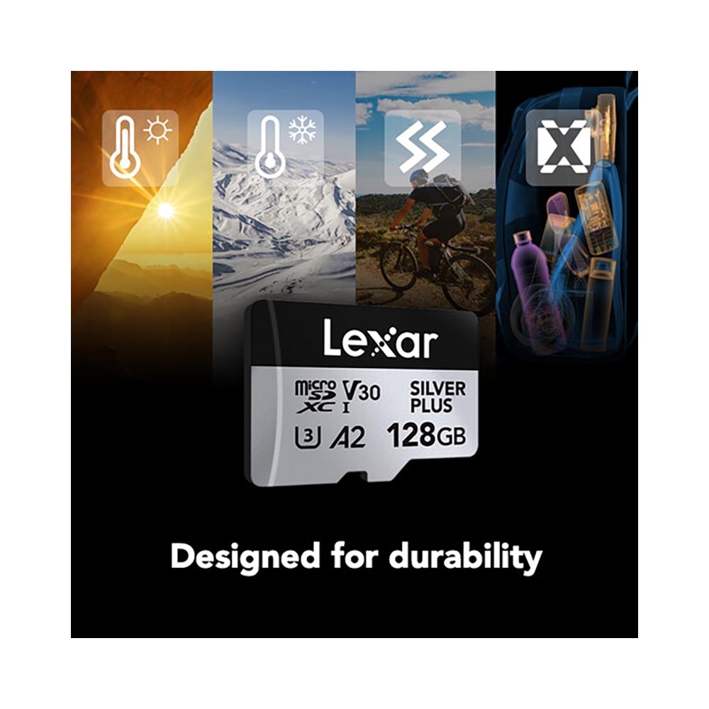 Thẻ nhớ MicroSDXC Lexar Professional Silver Plus UHS-I U3 256GB 205MB/s LMSSIPL256G-BNANG