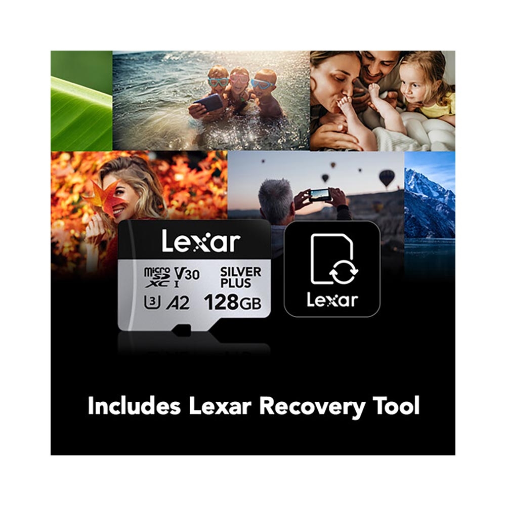 Thẻ nhớ MicroSDXC Lexar Professional Silver Plus UHS-I U3 256GB 205MB/s LMSSIPL256G-BNANG