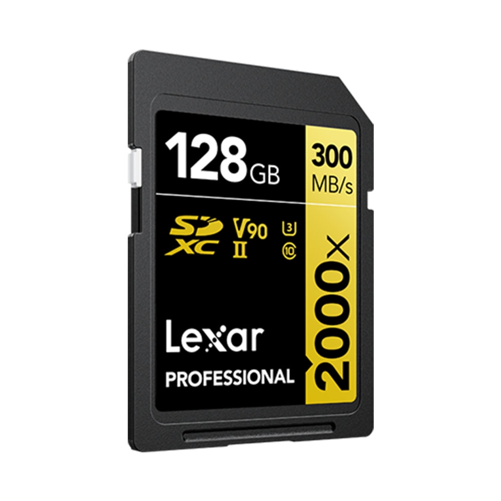 Thẻ nhớ SDXC Lexar Professional 2000x UHS-II U3 128GB 300MB/s GOLD Series LSD2000128G-BNNNG