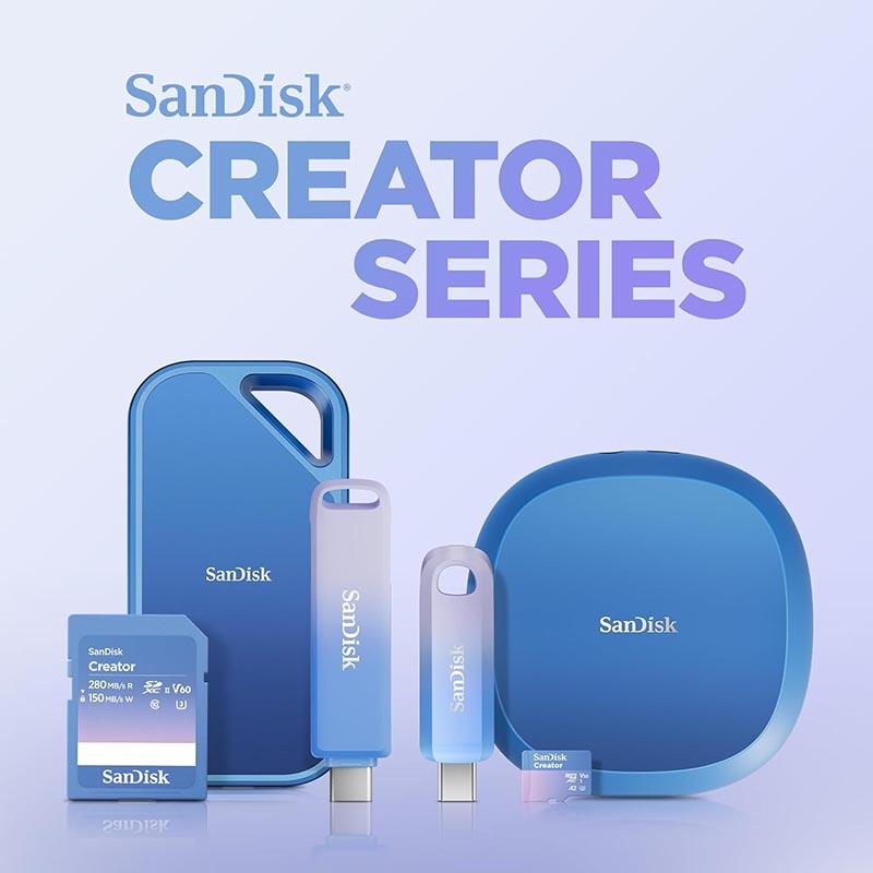 Thẻ nhớ SDXC SanDisk Creator UHS-II V60 512GB 280MB/s SDSDXEP-512G-GNCIS