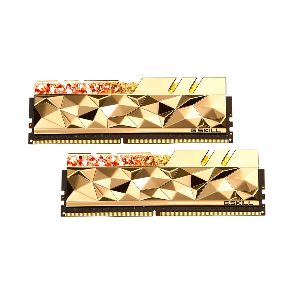 Ram PC G.SKILL Trident Z Royal Elite Gold RGB 32GB 3600MHz DDR4 (16GBx2) F4-3600C16D-32GTEGC