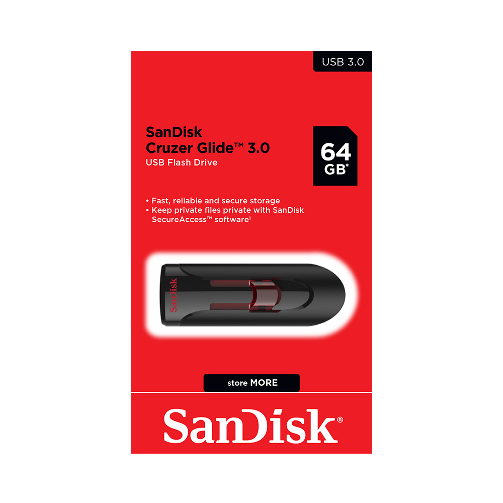 USB 3.0 SanDisk Cruzer Glide CZ600 64GB SDCZ600-064G-G35