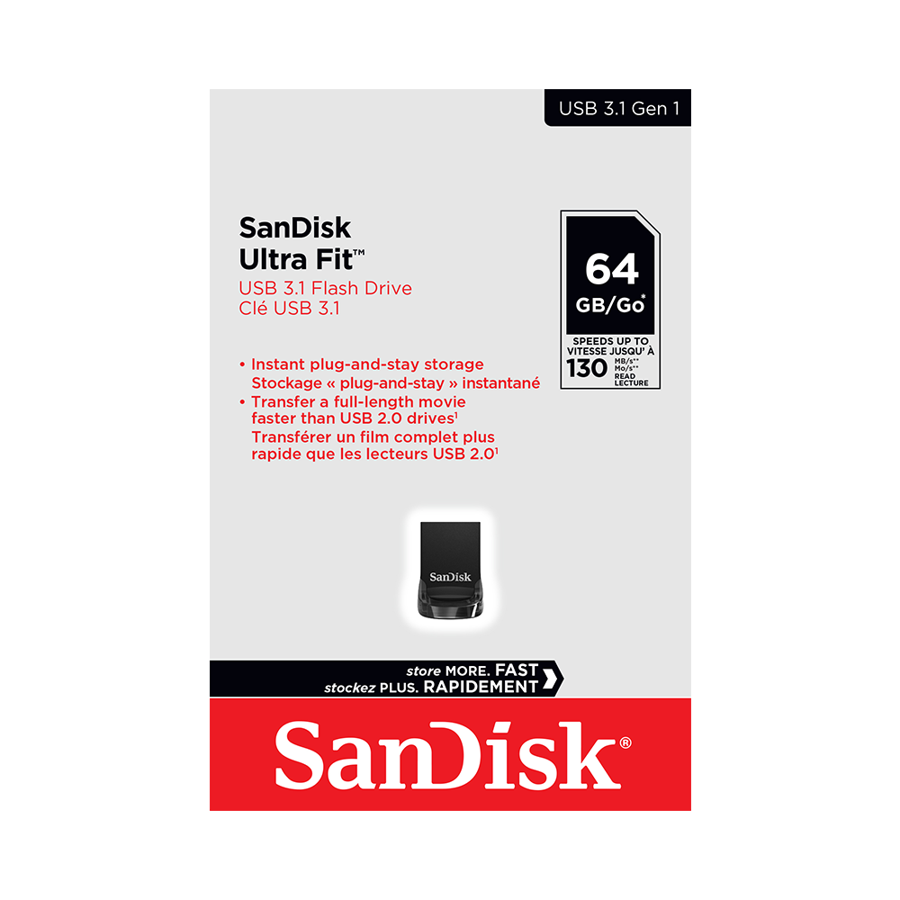 USB 3.2 SanDisk Ultra Fit CZ430 64GB 130MB/s SDCZ430-064G-G46