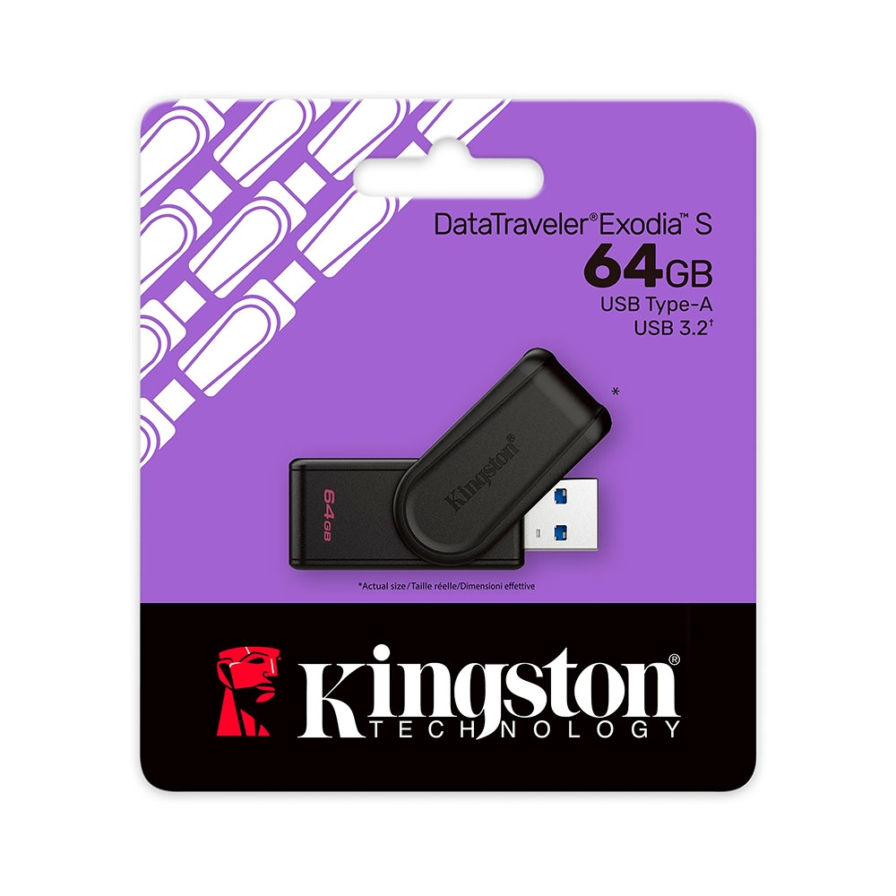 USB 3.2 Gen 1 Kingston DataTraveler Exodia S 64GB DTXS/64GB