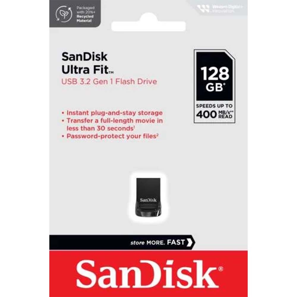 USB 3.2 SanDisk Ultra Fit CZ430 128GB 400MB/s SDCZ430-128G-G46