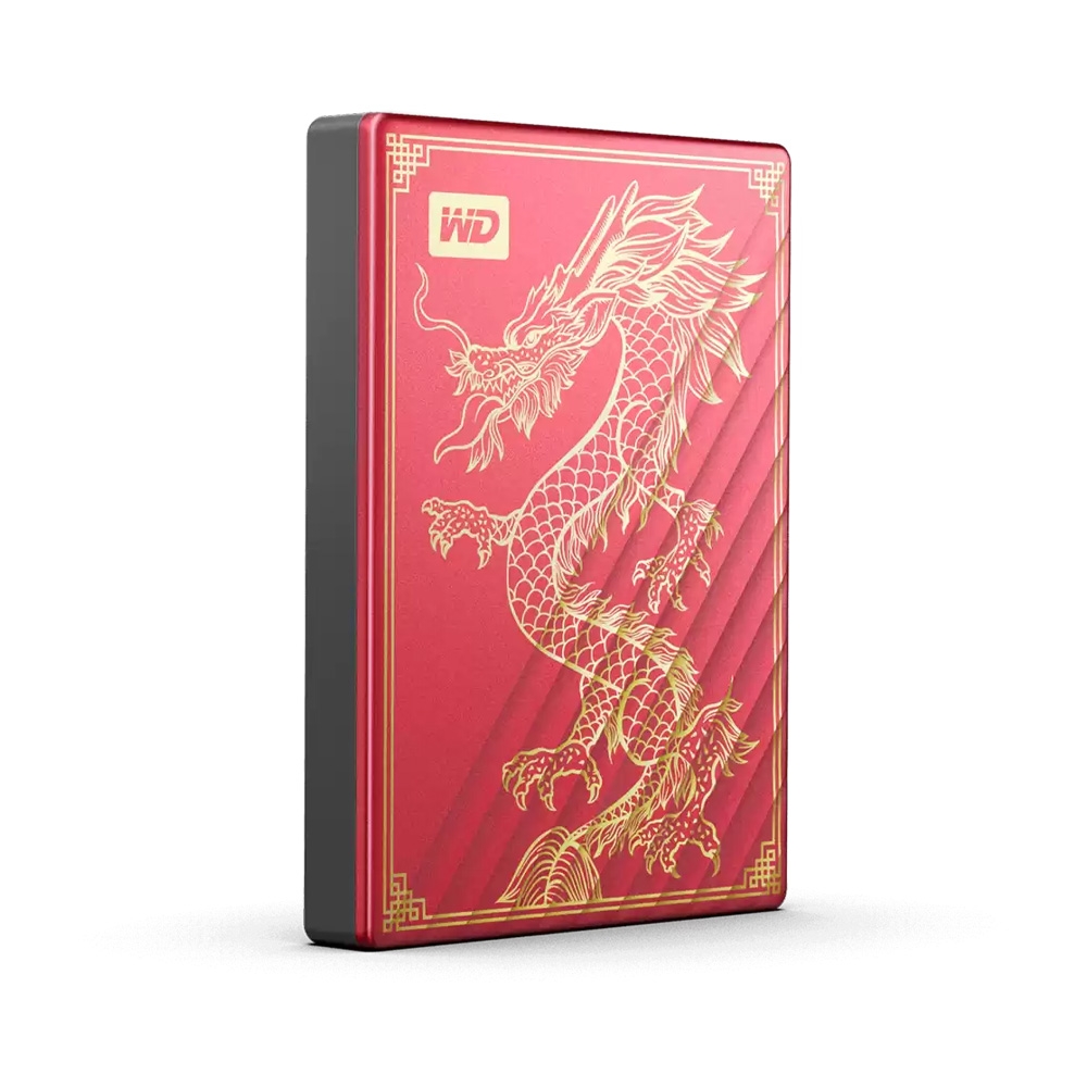 Ổ cứng di động 2TB WD My Passport Ultra Limited Edition Dragon USB 3.2 Type-C WDBRHB0020BRD-WESN