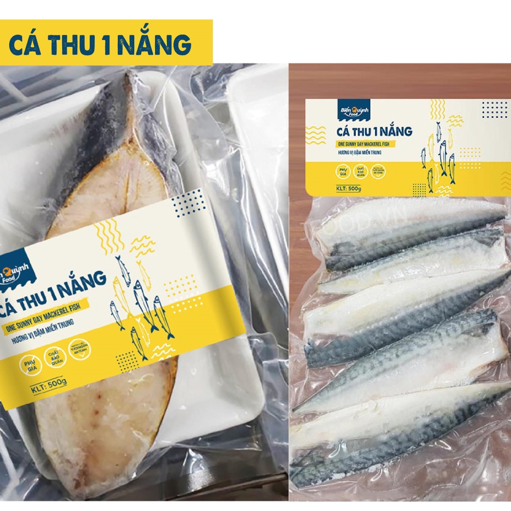 Cá Thu 1 Nắng CT1N0500 - Túi 500g