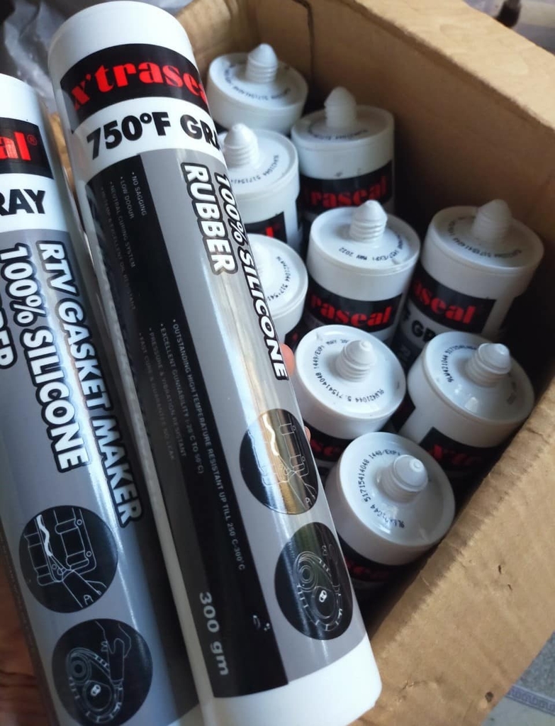 Keo tạo gioăng chịu nhiệt Xtraseal 750°F Gray RTV Silicone 300gr