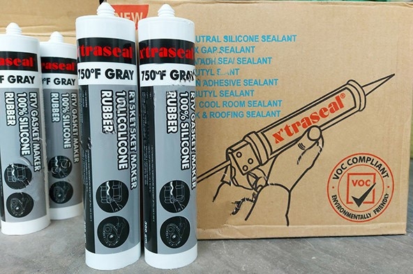 Keo tạo gioăng chịu nhiệt Xtraseal 750°F Gray RTV Silicone 300gr