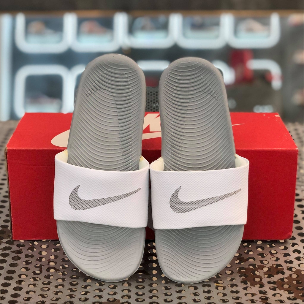NIKE WMNS KAWA 'WHITE GREY' - 834588100