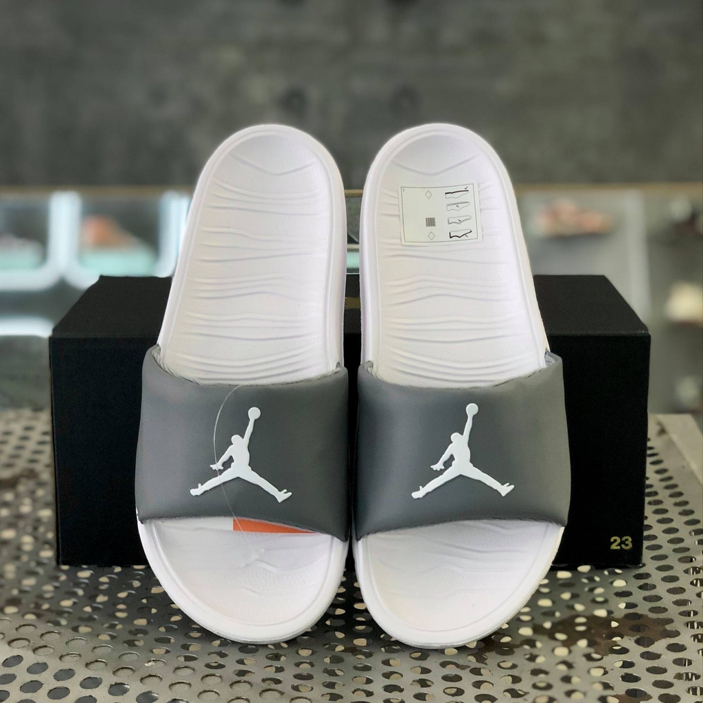 NIKE JORDAN BREAK SLIDE 'WHITE GREY' - AR6374 012