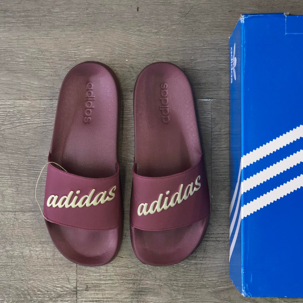 adidas ADILETTE SHOWER SLIDES 'SHADOW RED' - GZ5928