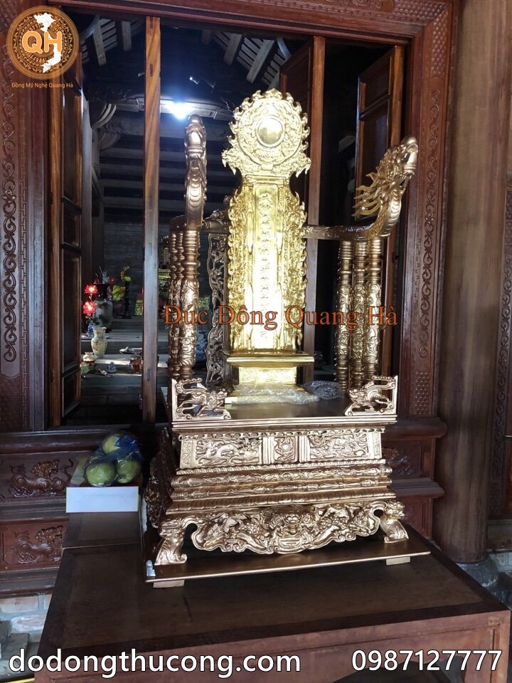 NGAI THỜ ĐỒNG ĐỎ CAO 1M