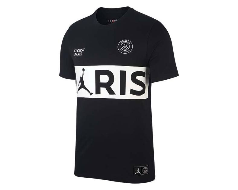 Nike Tee Jordan PSG Black (form Âu)