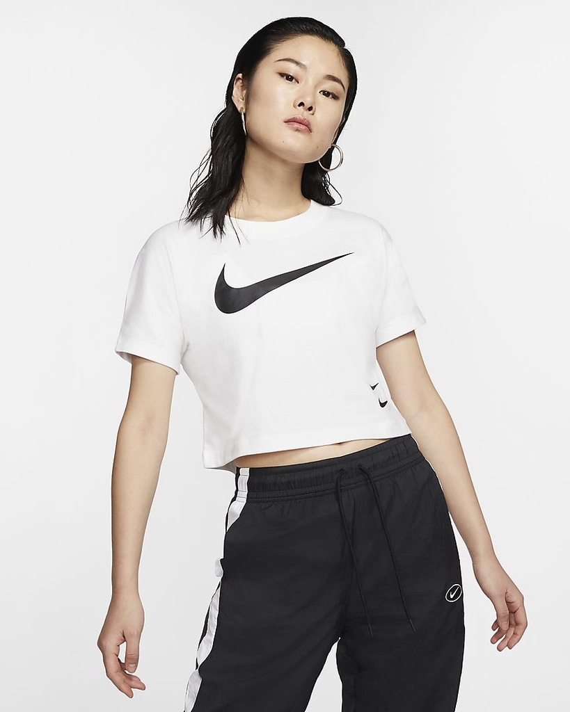 Nike Áo Crop Swoosh