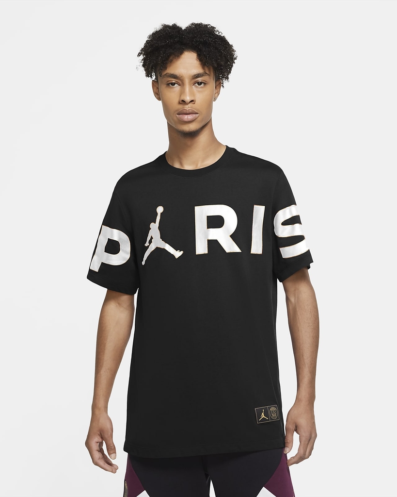 Áo Nike Jordan PSG Black (form Âu)