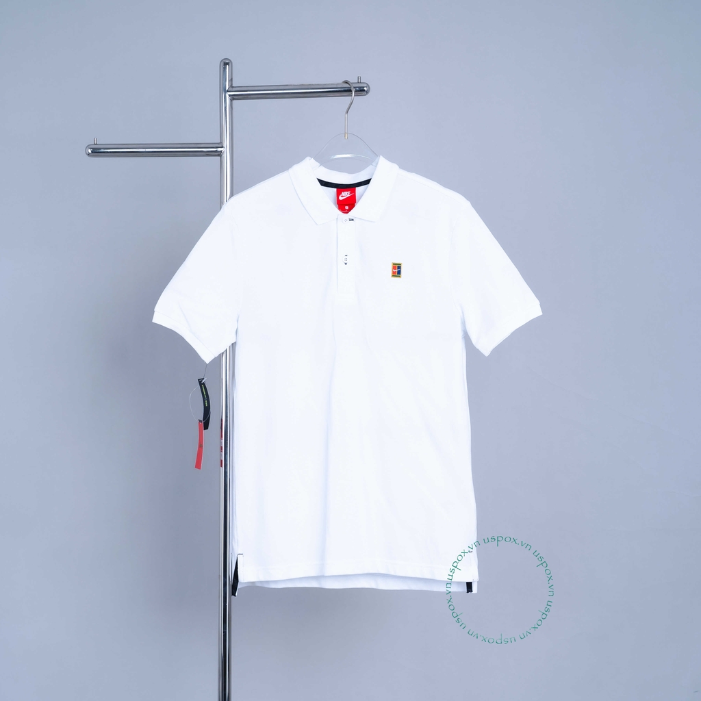 Áo Nike Polo Tennis White (form Á)
