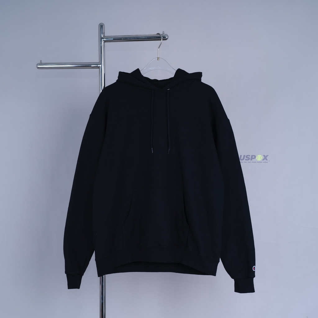 Champion Hoodie logo đen