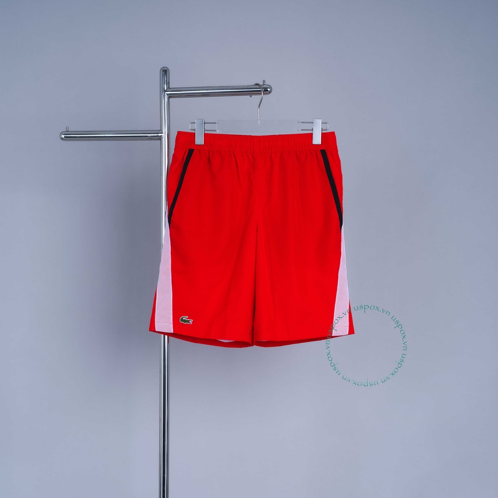 Lacoste Short SPORT Contrast Bands Red