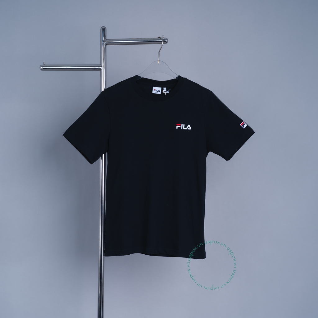 Fila Áo đen logo thêu 2019 (form Âu) (buy2get1free)