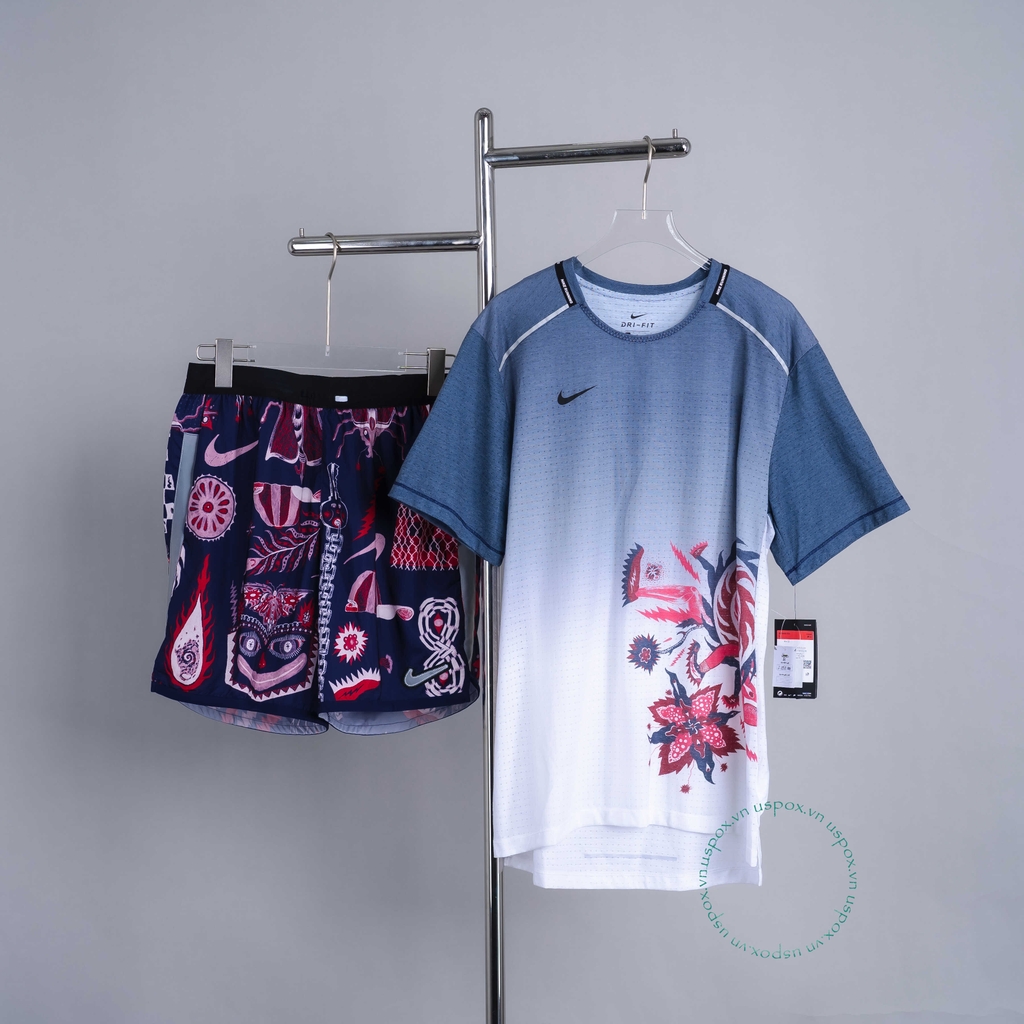 Bộ Nike Run Nature Red Grey (form Á)