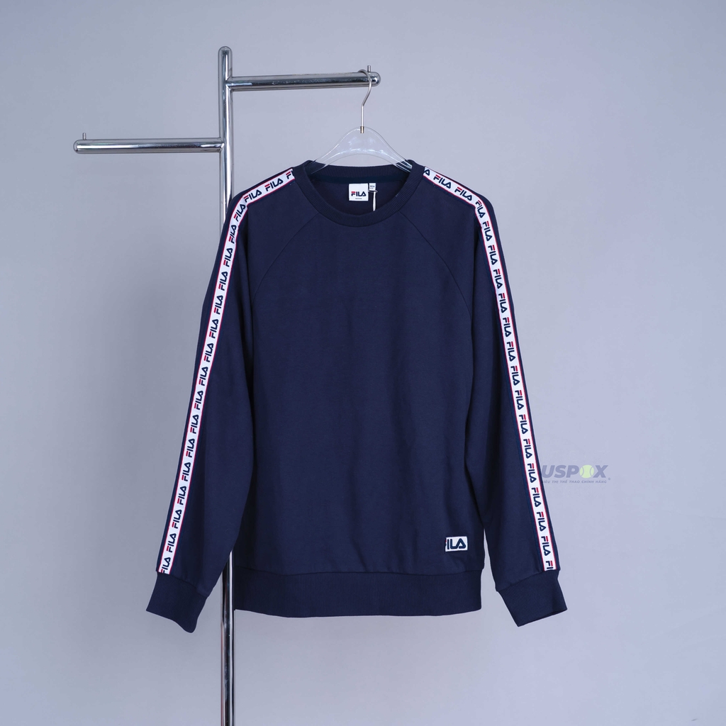 Fila Áo Sweater navy sọc thanh lý