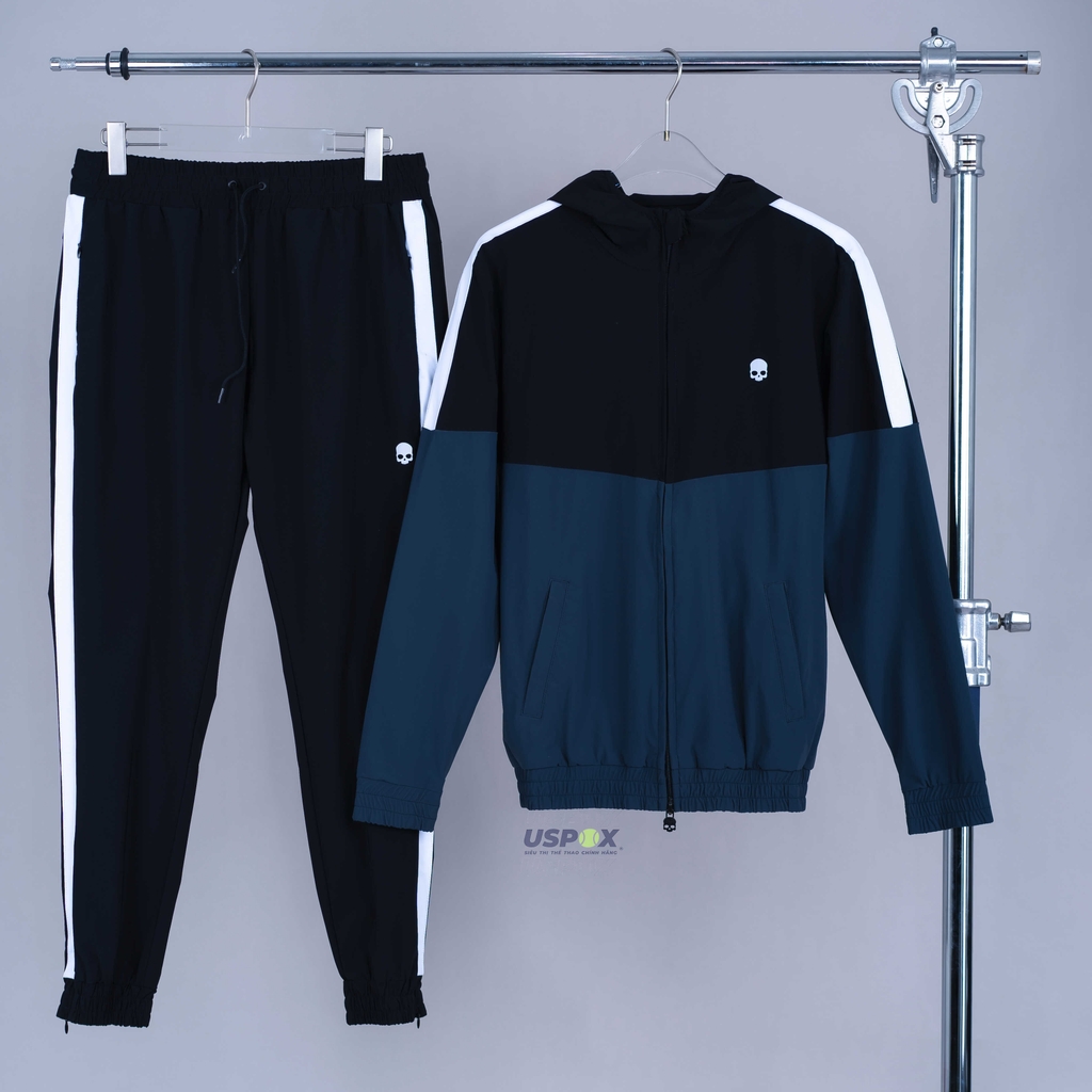 Hydrogen Tracksuits Tech FZ Black Grey