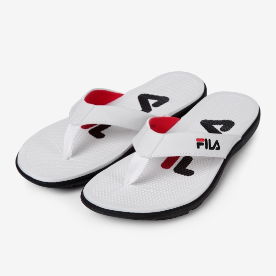 Fila dép xỏ ngón trắng