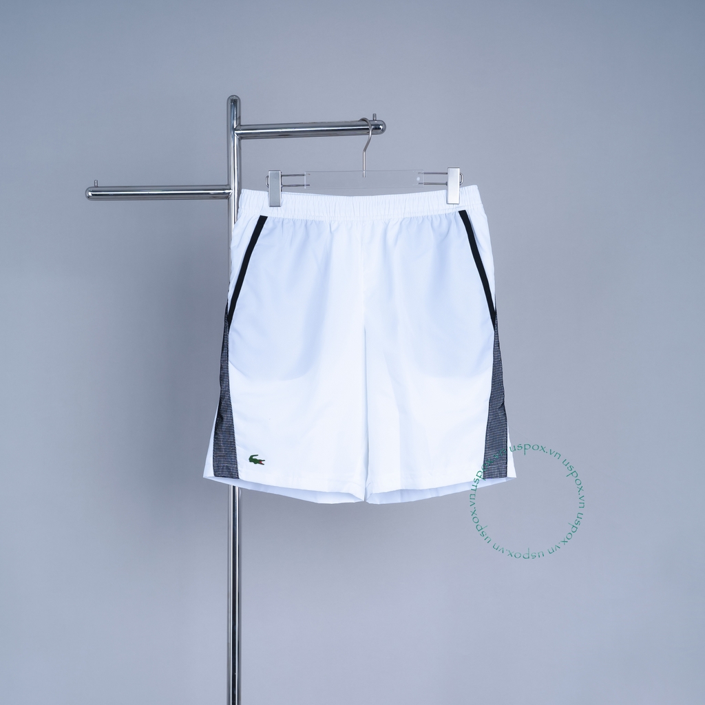 Lacoste Short SPORT Contrast Bands White