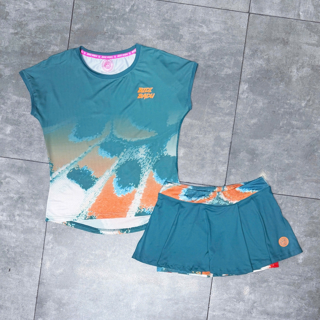 Bộ nữ Bidi Badu Melbourne Player Capsleeve Petrol Orange