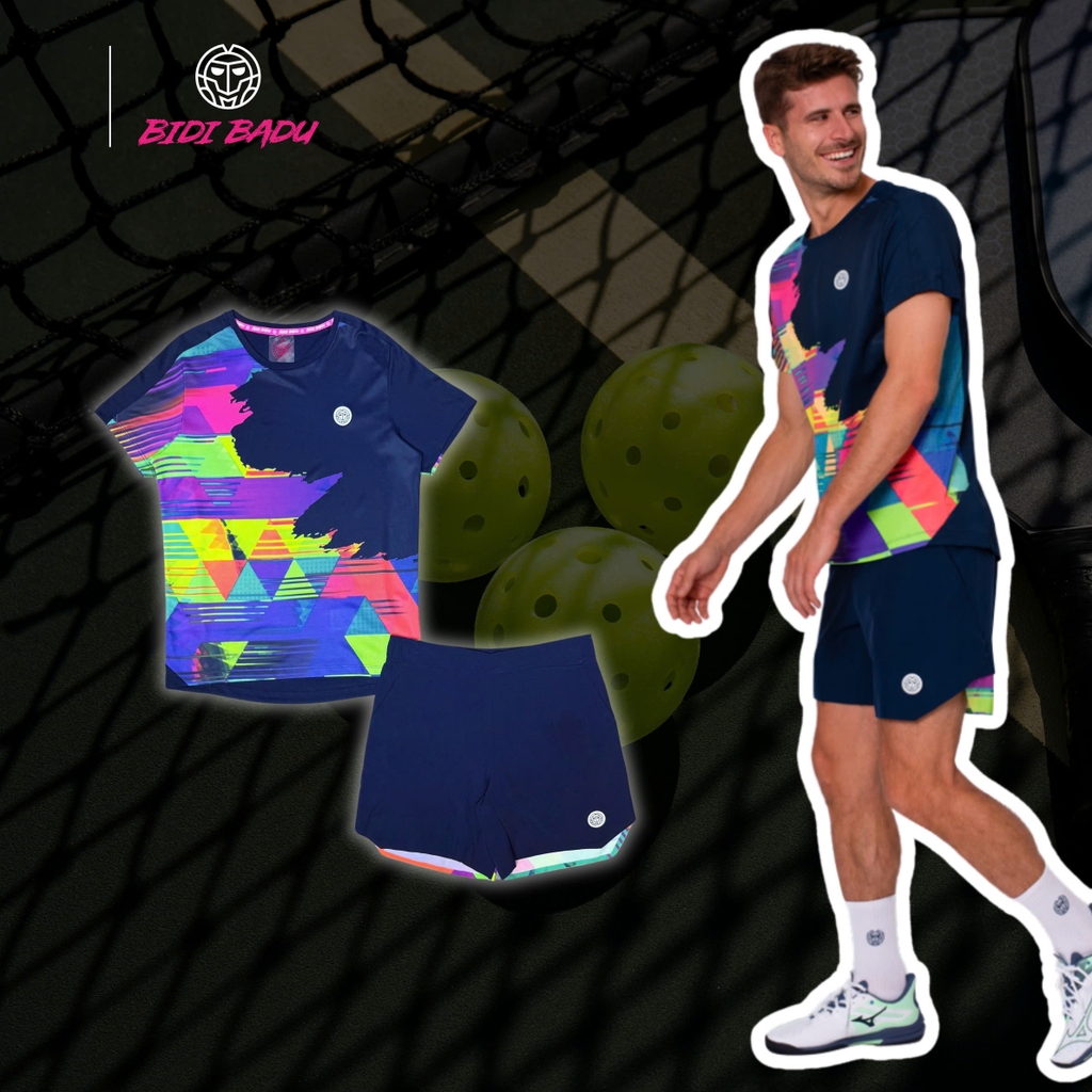 Bộ thể thao Bidi Badu Kaleido Tee Dark Blue