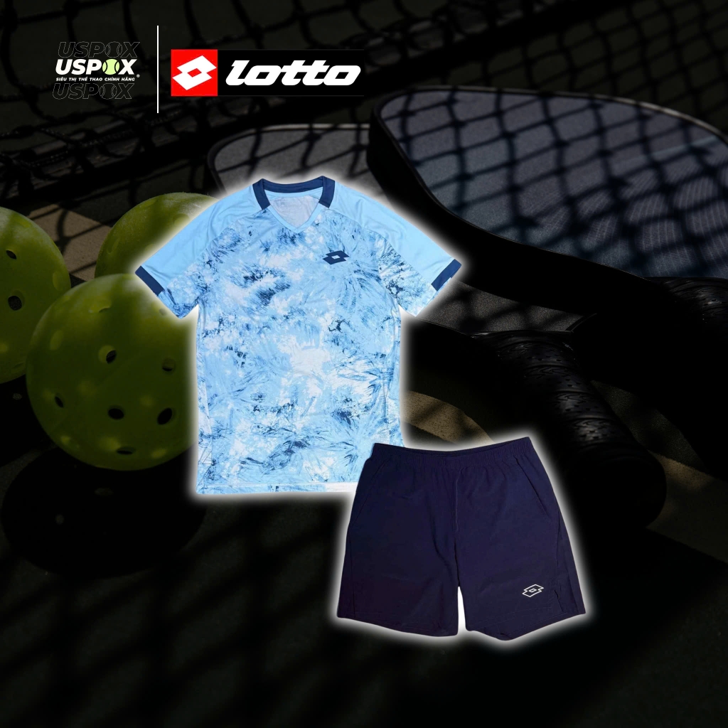 Bộ thể thao Lotto Tech Tee Blue
