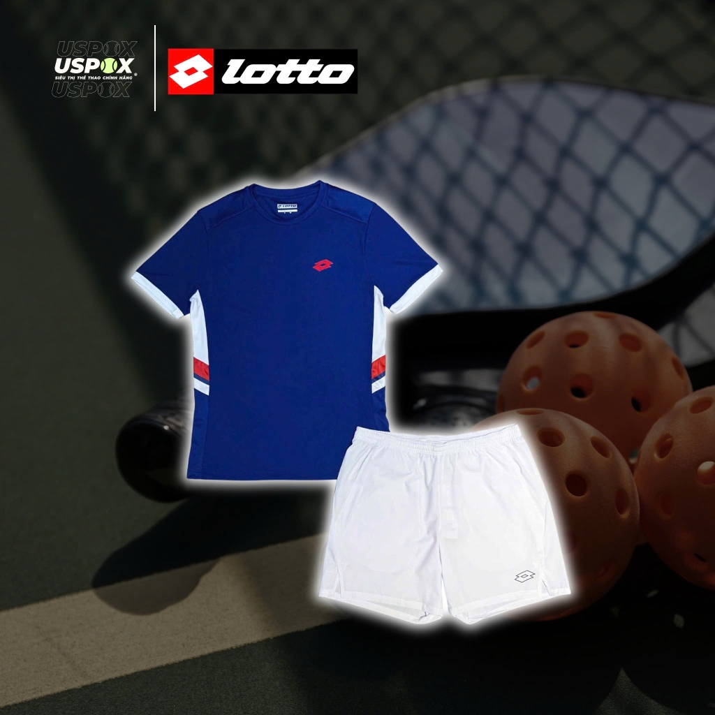 Bộ thể thao Lotto SQUADRA Tee Blue