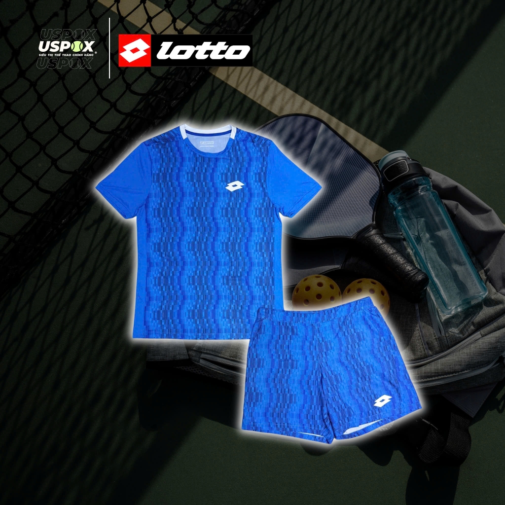Bộ thể thao Lotto Tech Tee Blue