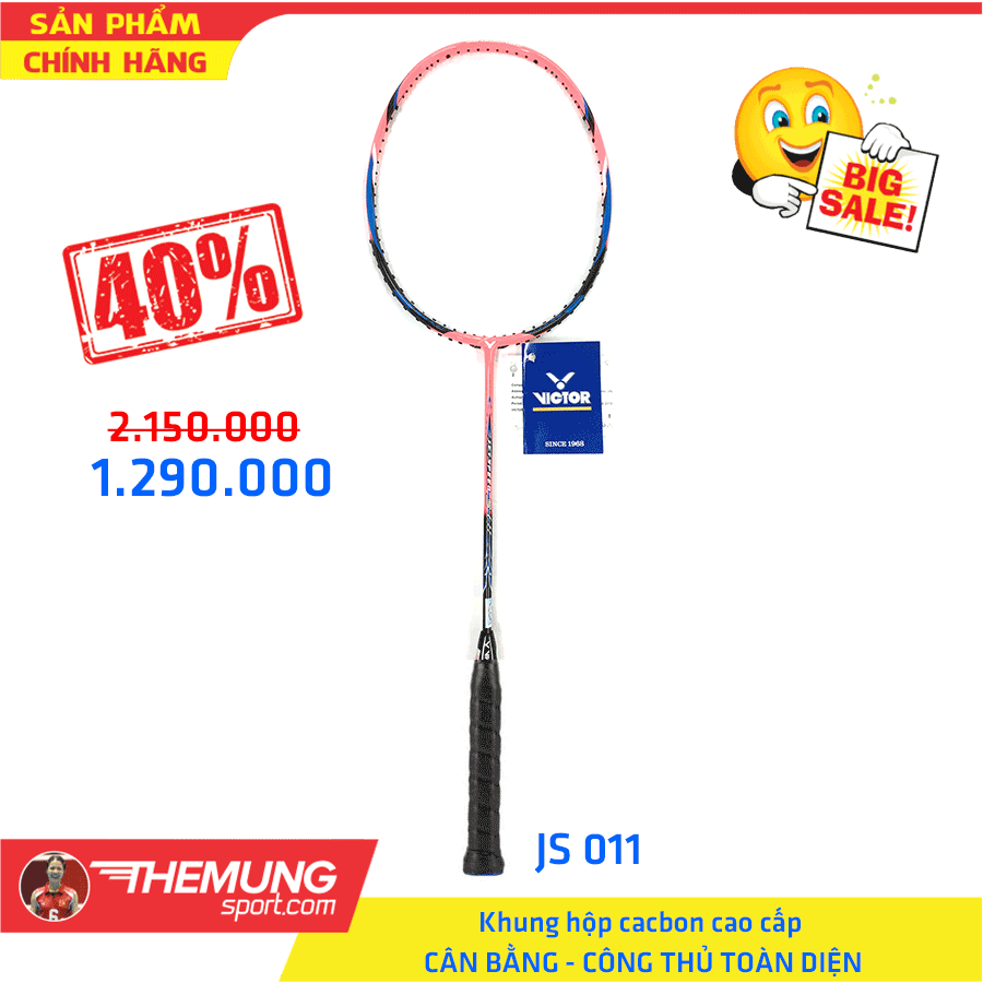 Vợt Cầu Lông VICTOR JS011 || Cân Bằng Công Thủ Toàn Diện