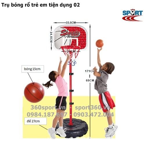 Trụ bóng rổ trẻ em tiện dụng 02