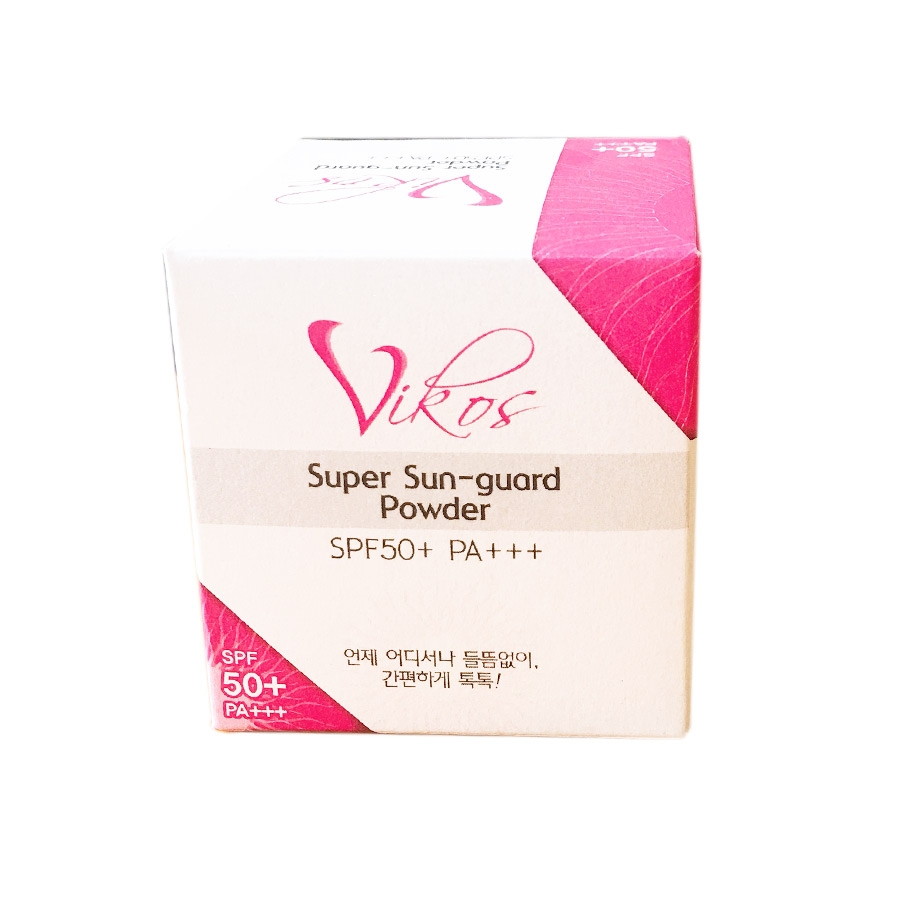 Phấn bột chống nắng bảo vệ da Vikos Super Sun-Guard Powder SPF50+ PA+++