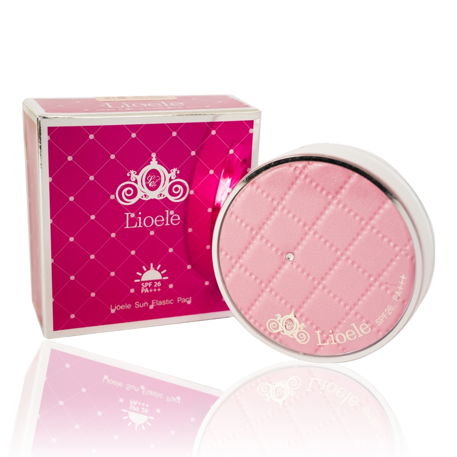 Phấn nén chống nắng có nhũ Lioele Sun Elastic Pact 26 PA+++