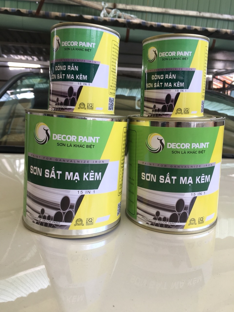 Sơn Sắt Mạ Kẽm 15 In 1 Xanh Lá Non