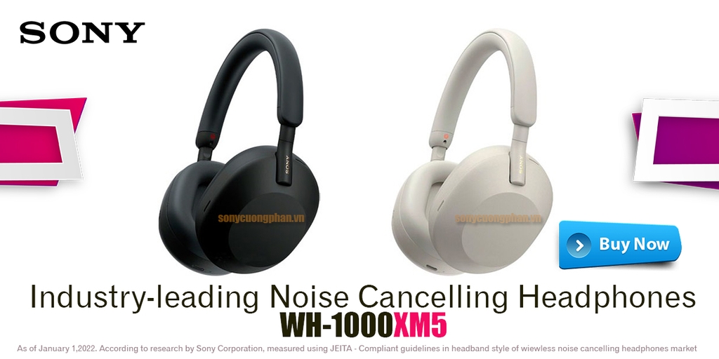 Tai Nghe Chụp Tai Không Dây Sony WH-1000XM5