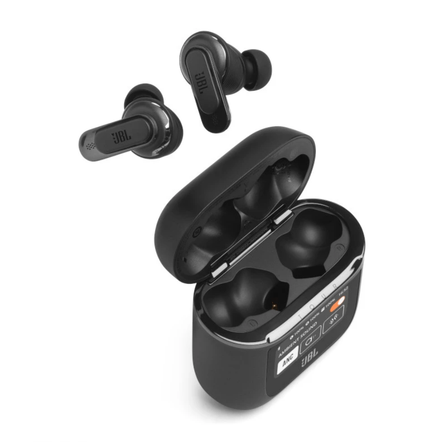 Tai Nghe Nhét Tai True Wireless JBL Tour Pro 2 - Hàng Chính Hãng PGI - Màn Hình Trực Tiếp Trên Case, Tai Nghe Không Dây Chống Ồn Chủ Động