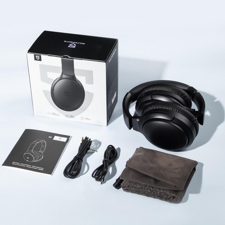 Tai Nghe Trùm Tai Bluetooth SoundPEATS A6 - Tai Nghe Chống Ồn Chủ Động, Giá Rẻ