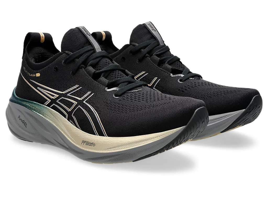 Giày chạy bộ nam ASICS GEL-NIMBUS 26 PLATINUM - 1011B922.001