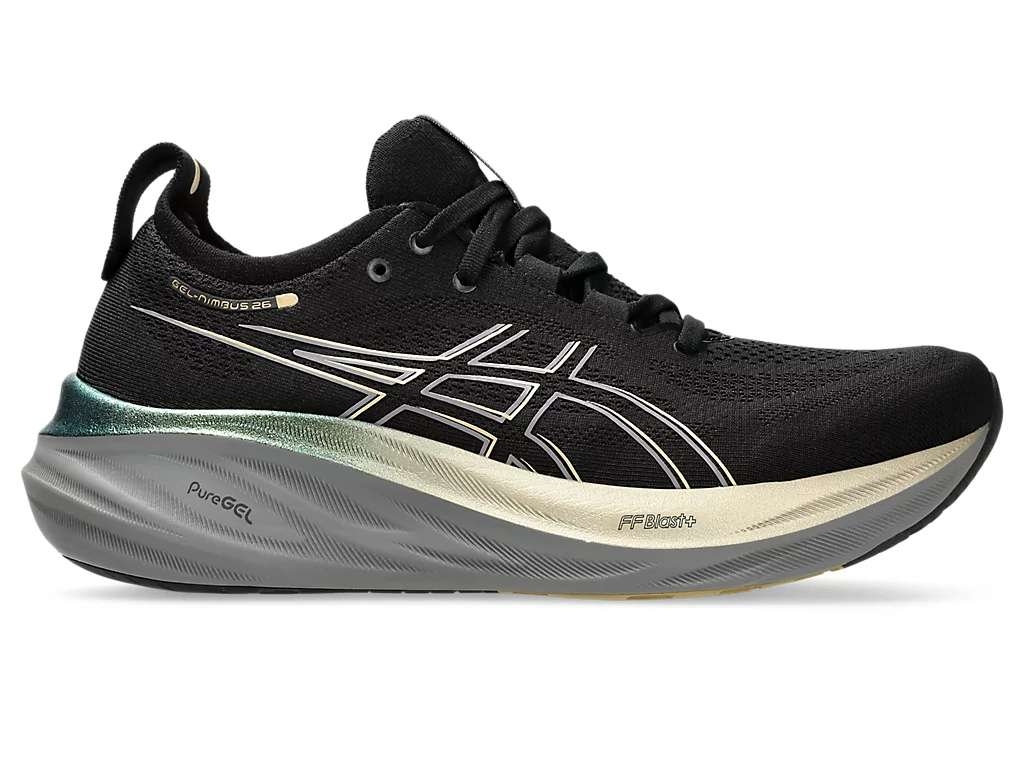 Giày chạy bộ nam ASICS GEL-NIMBUS 26 PLATINUM - 1011B922.001