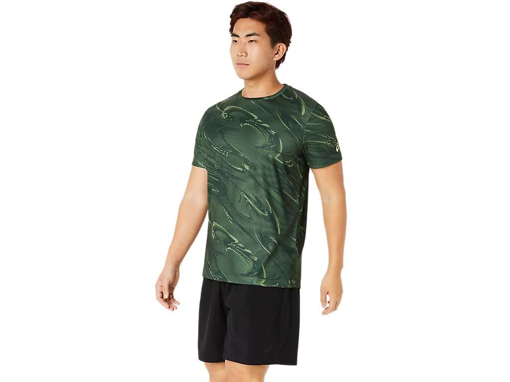 Áo Cộc Tay Nam Asics Suminagashi Motif Print Ss Top 2031E214.301