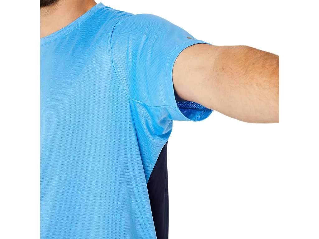 Áo T-shirt tập luyện Nam ASICS ACTIBREEZE PANEL JACQUARD SS TOP 2031E507.407