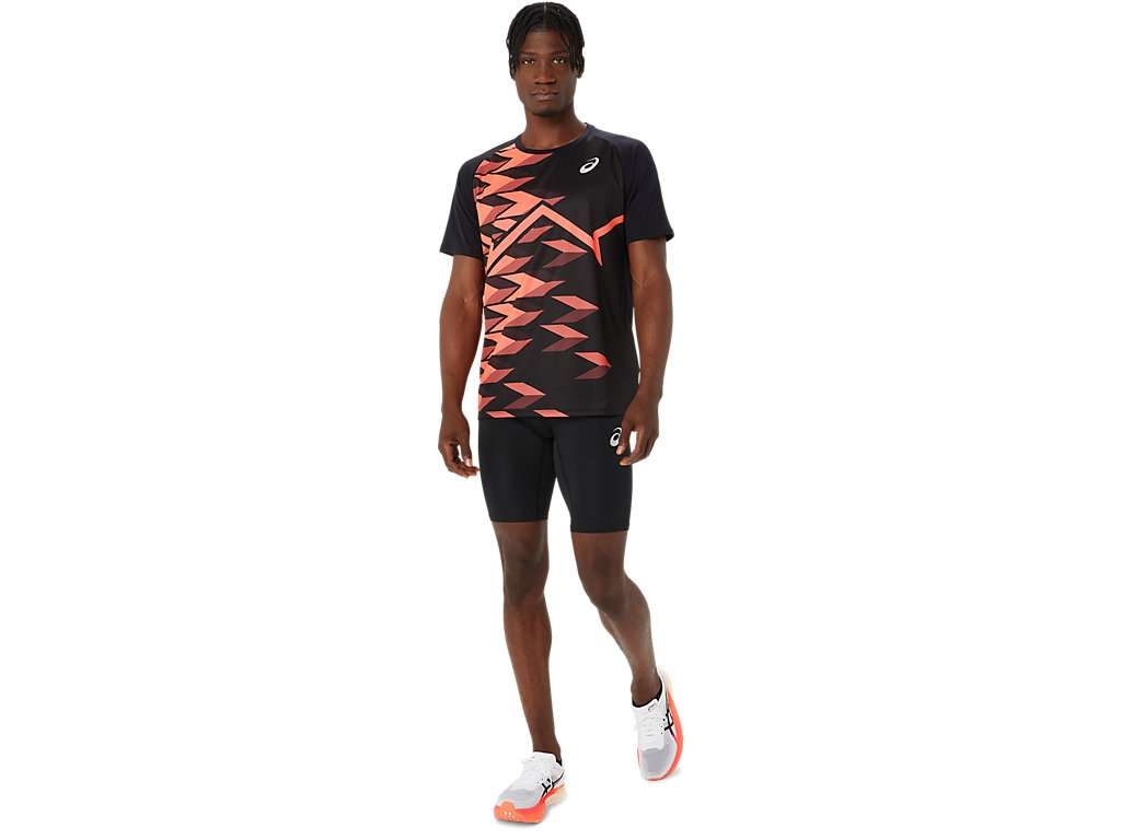 Áo T-shirt Nam ASICS LIGHT GRAPHIC SHORT SLEEVE TOP 2091A666.001