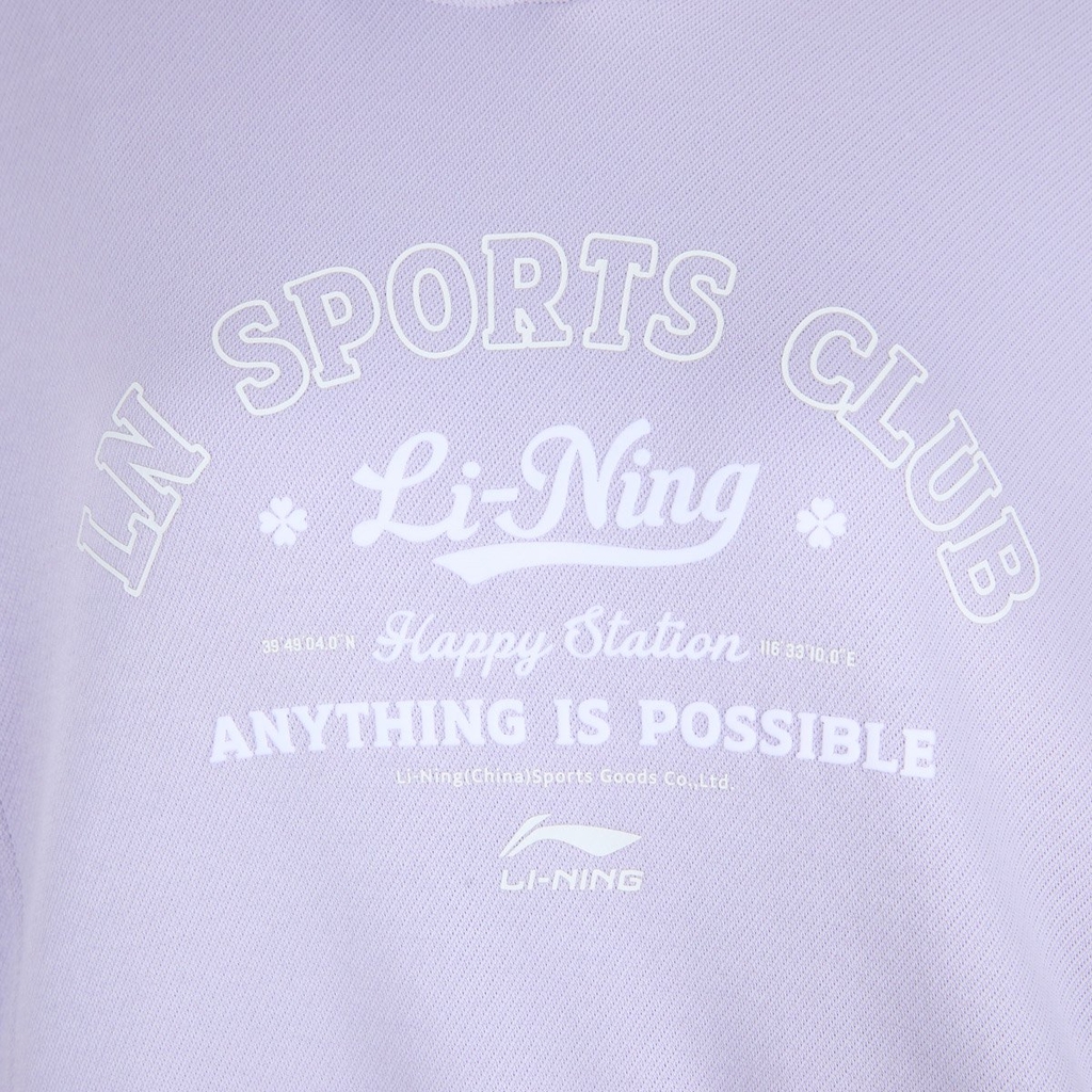 Áo nỉ Li-Ning Nữ AWDU600-2V