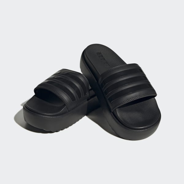 Dép quai ngang nữ adidas Adilette platform HQ6179