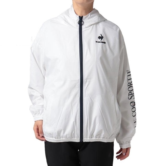 Áo khoác gió le coq sportif nữ - QMWUJF31-WH